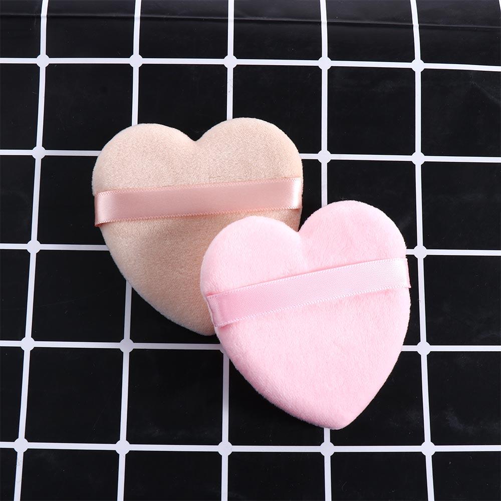 

Heart-shaped Concealer Makeup Cotton Beauty Sponges Cosmetic Puff Make Up Tools Powder Puff бежевый