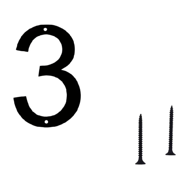 Black Floating Houses Number,Modern Houses Number for Outside,Home Address Number for Outdoor Garage Gate Street Wall