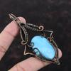 Hemimorphite Pendant Copper Wire Wrapped Pendant Natural Gemstone Pendant Copper Jewelry For Gift Handmade Antique Pendant Designer Jewelry