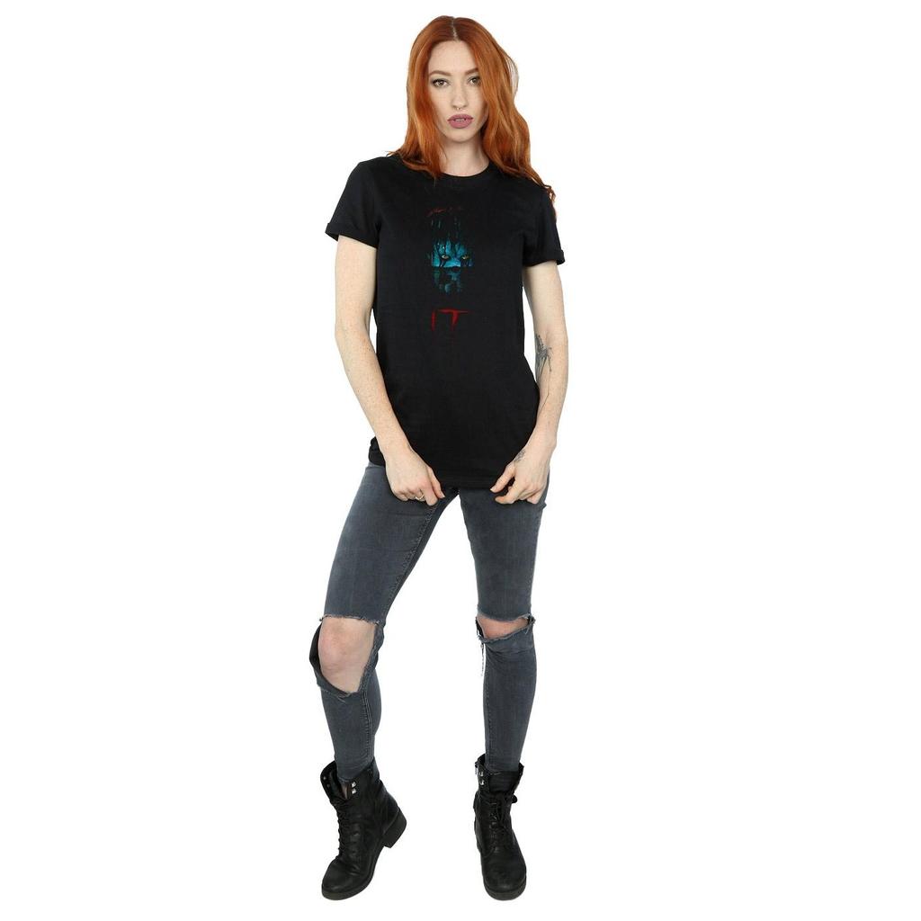 It Womens/Ladies Pennywise Sewer Cotton Boyfriend T-Shirt