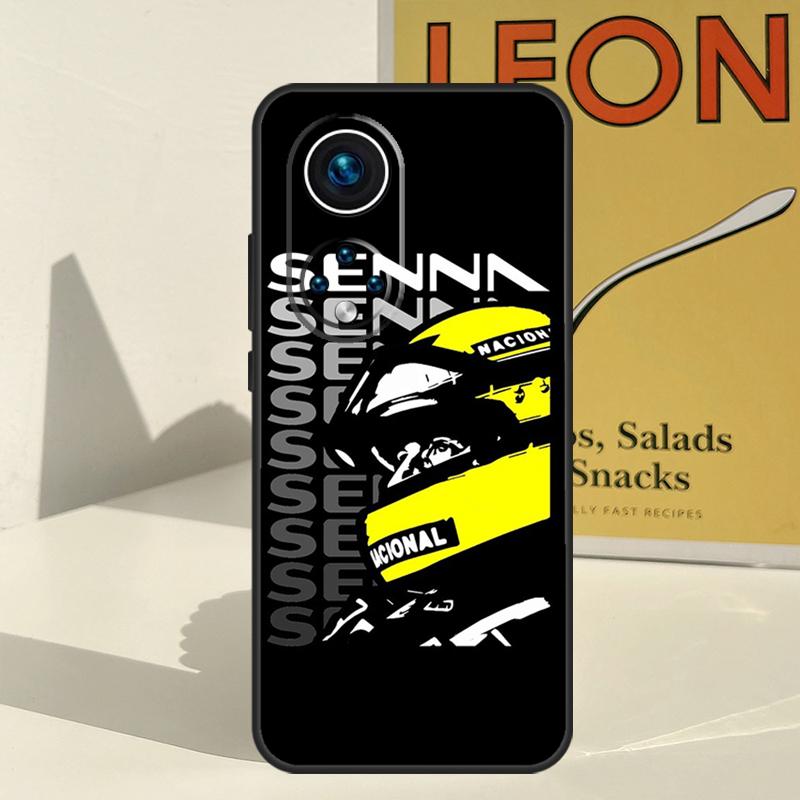 Ayrton Senna F1 Case For Huawei P30 P20 P60 P40 Lite Nova 9 5T P Smart Honor Magic 5 Pro 50 70 X8 X9a Cover