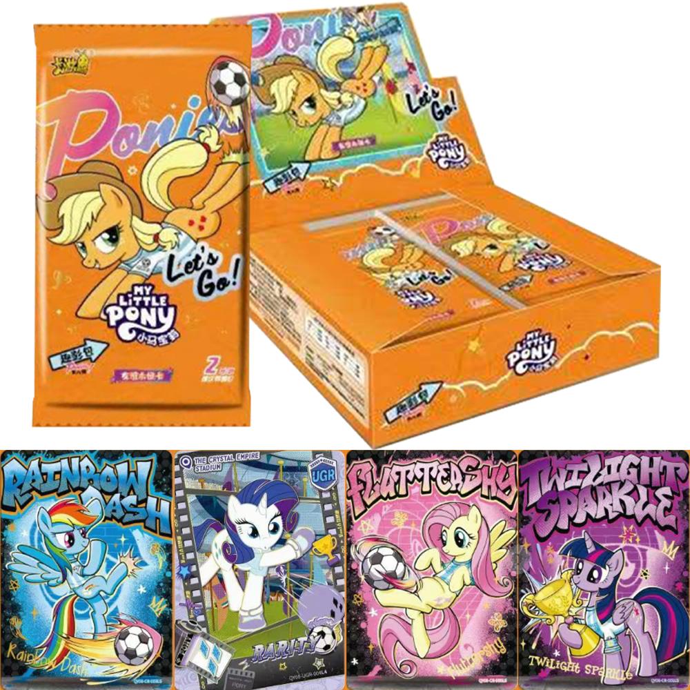 KAYOU Genuine My Little Pony Card Cute Charm and Sports Meet Amazing Moments Anime Collection Card Toys Gift