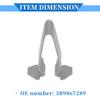 VekAuto 6pcs Durable Metal Silver Tone Interior Trim Mounting Bracket Clips for Volkswagen Passat 1998-2010