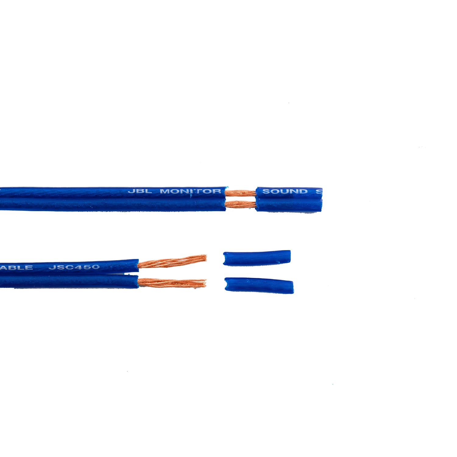 

JBL Monitor Sound Speaker Cables (3m x 2) OFC 2-Gauge Single Core with Sheathed Cable Ends, Pure Sound JSC450-3M2
