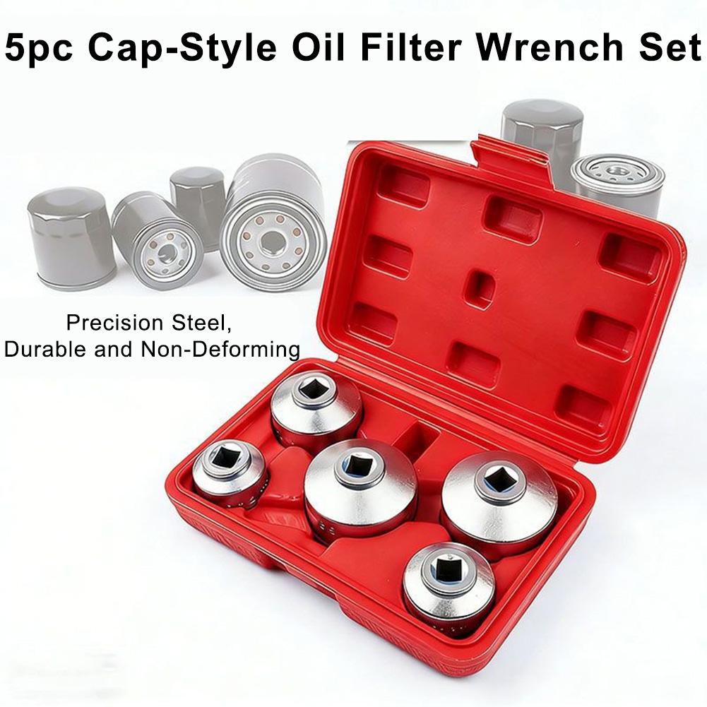 Oil Filter Cap Wrench Tool Made for Mechanical Durability and Precision Fit a Range of Common Vehicle Applications