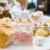 12Pcs Clear Favor Boxes Candy Boxes Packaging Party Wedding Transparent Plastic Treat Box Bridal Shower Crisp Packaging Box