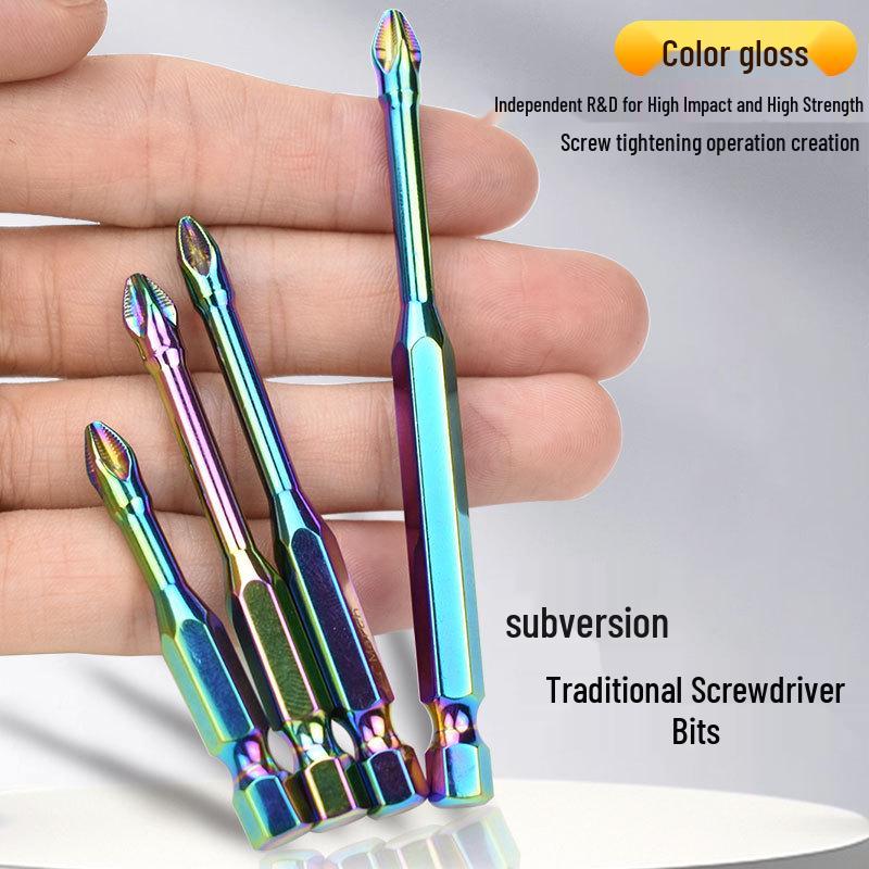 Industrial Grade S3 Non-slip Shockproof Magnetic Phillips Bit Screwdriver for Electric & Air Drills