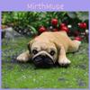 Pug Resin Animal Craft Small Dog Decor For Party And Holiday Gift Ideas