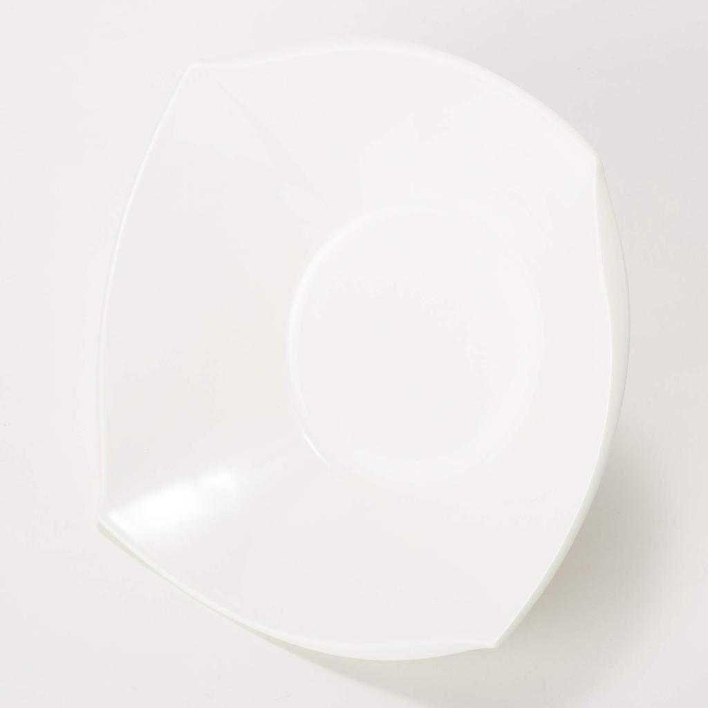 NARUMI Forte Schüssel, Weiß, 28cm, Quadratisch, Mikrowellengeeignet, 50460-3454