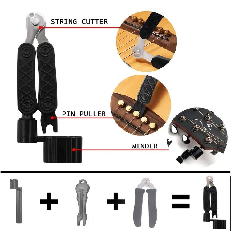 Nylons Guitar String Set With Rosewood Bridge For Classical Guitar Includes String Cutter Winder And Pin Puller