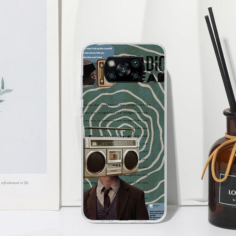 Bnad R-Radiohead Phone Case For Xiaomi Poco X7 X6 X5 M7 M8 Pro F7 Ultra Redmi 15C 15 13C 13 12C 12 10 10C 10A Art Fundas Poco X7