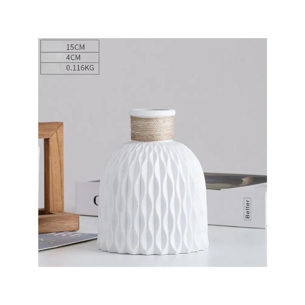 1 Piece Nordic Modern Plastic Flower Vase Flower Pot Basket Home Living Room Payty Wedding Decoration Ornament