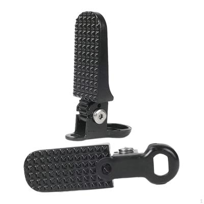 2Pcs Bike Rear Pedals Foot Plates Universal BMX Non Slip Pegs Aluminum Alloy Easy