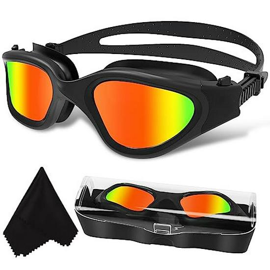 High-Definition Waterproof Anti-Fog Swimming Goggles - Unisex Casual & Professional Style
