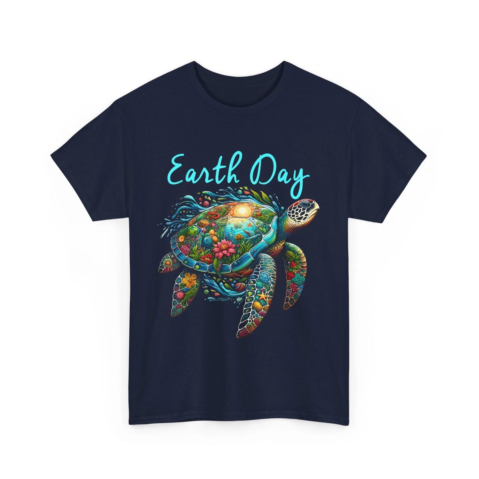 Sea Turtle Earth Day T shirt, Happy Earth Day Celebration Save The Earth Shirt L