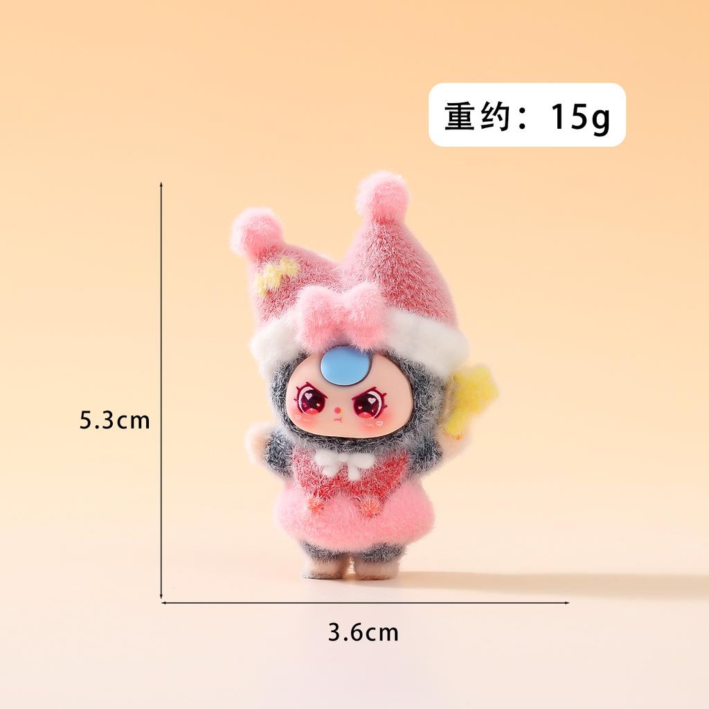 9pcsSet Witch Babythree Figure Toy Mini Baby Three Figurine Desktop Decoration Model Ornaments Toys Boys Girls Birthday Gifts