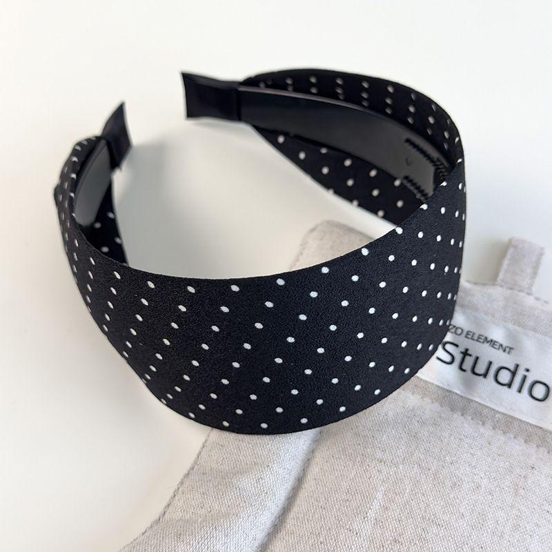 Korean Retro Plaid High Top Fashion Headband & Versatile Hair Clip 2025