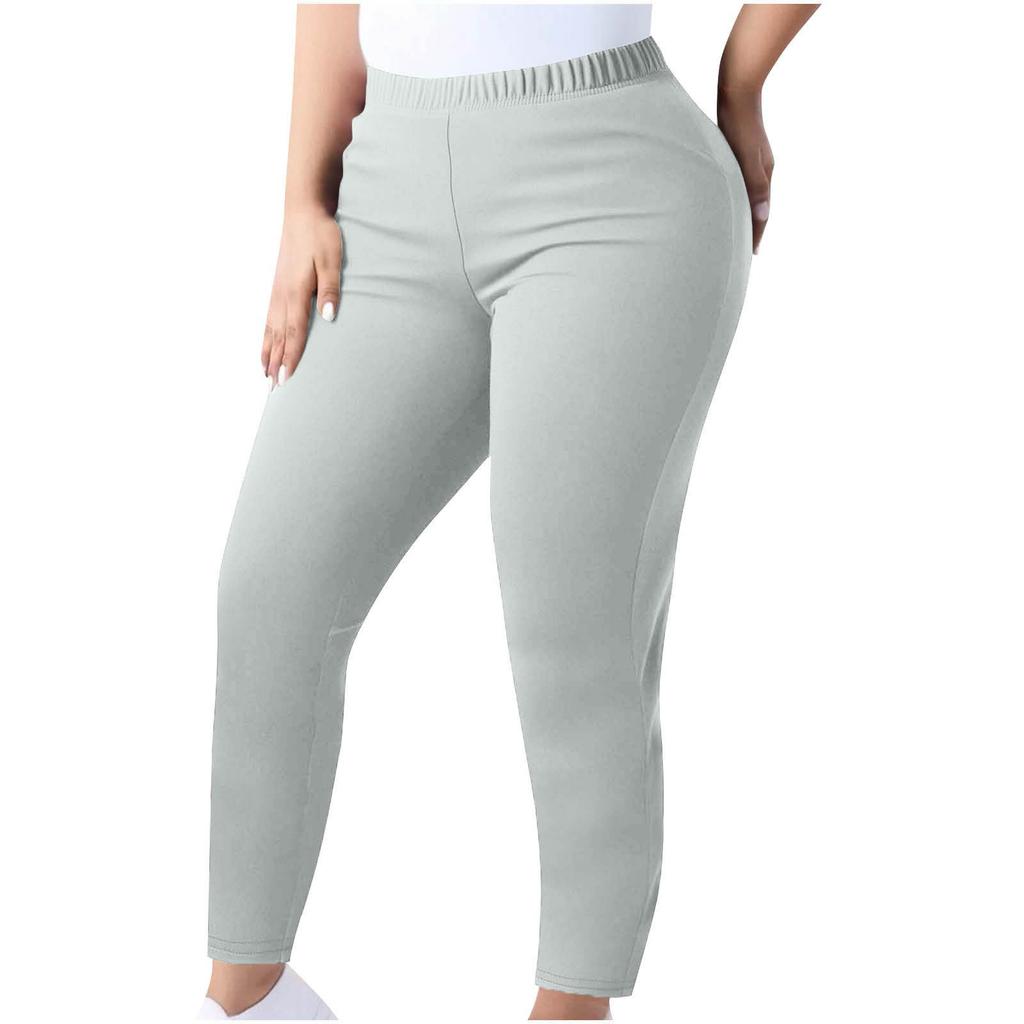 Women's High-waisted Slimming Leggings Plus Size Elastic-waisted Legs Long Pants