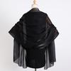 200*70cm Shawls and Wraps for Evening Dresses Organza Glossy Women Guest Shawl Long Scarf