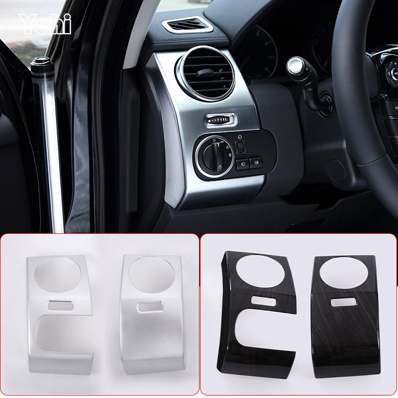 For Land Rover Discovery 4 LR4 2010-2016 ABS Car Side Air Conditioning Vent Outlet Cover Trim Stickers Car Accessories