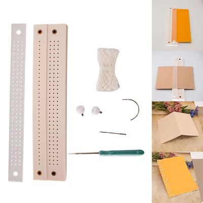 Book Binding Kit Hand Bookbinding Tool PP Board Tools Supplies Complete