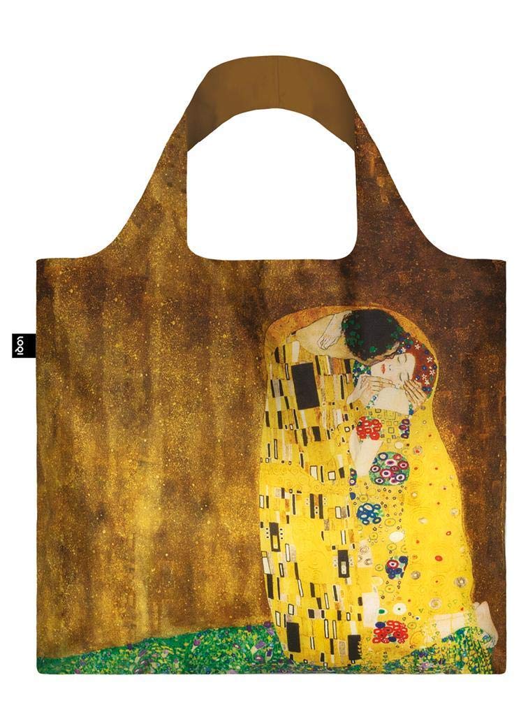 

LOQI Eco Bag, Klimt Kiss design, Recycled, Foldable, Stylish