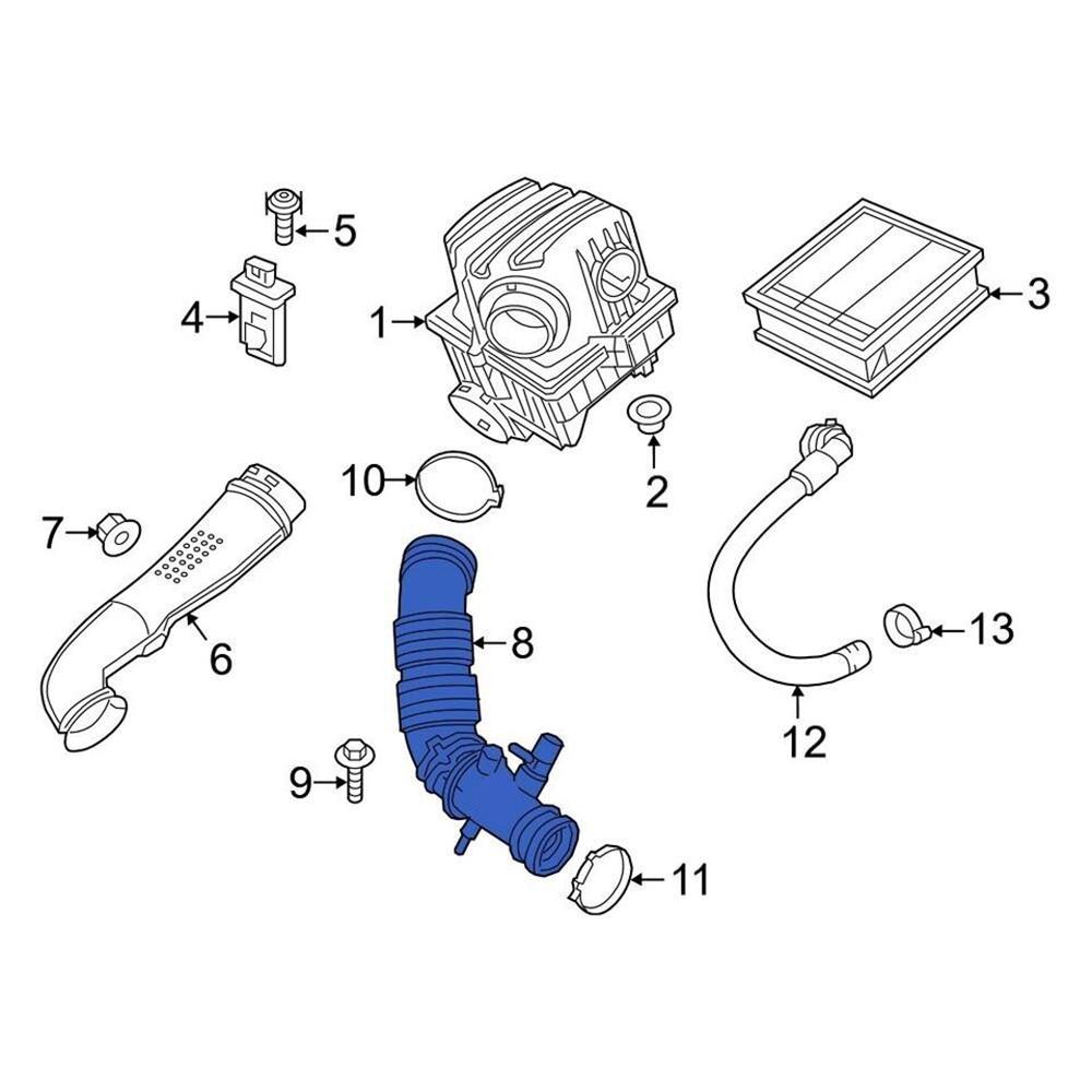 Car Engine Air Intake Hose For Jeep Renegade 2015-18 Jeep 68256372AA 2747456535