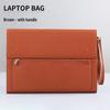 Large Capacity A4 Leather File Bag - Multifunctional Business Office Folder