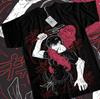 Jujutsu Kaisen Fushiguro Toji T-shirt Anime Horror Black Short Sleeve All Size Unisex T-Shirt