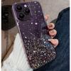 Luxury Purple Sequin Glitter Bling Phone Case For Iphone 16 Pro Max 15 14 13 12 11 Xr Xs 7 8 Plus Fashion Shockproof Soft Cover