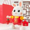 Electric Dancing Rabbit Toy with LED Light Music Toddlers Easter Bunny Walking Toy Boys Girls Tummy Time Interactive Crawling Animal Toy