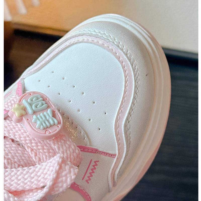 Spring New Girls' Fashionable and Versatile Cartoon Children's Leisure, Comfortable, Wear-resistant and Soft-soled Sports Shoes
