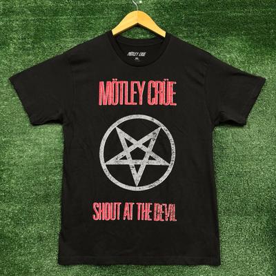 Motley Crue Shout At The Devil Heavy Metal Band T-Shirt Größe Medium