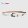 Belt Fashion Retro Silver Buckle Decorative Jeans Simple and Versatile Ladies Belt