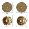 Gold Wall Ornament Iron Wrought Wall Pendants Modern Wall Hanging Decoration  Home Decoration