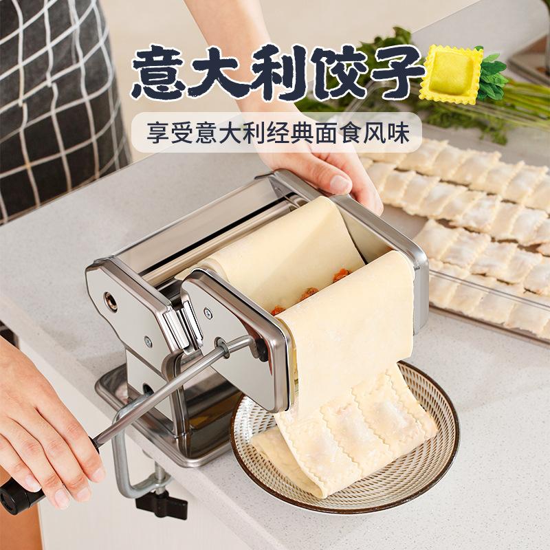 Household Steel Manual Ravioli Maker Kitchen Dumpling Noodle Press Machine