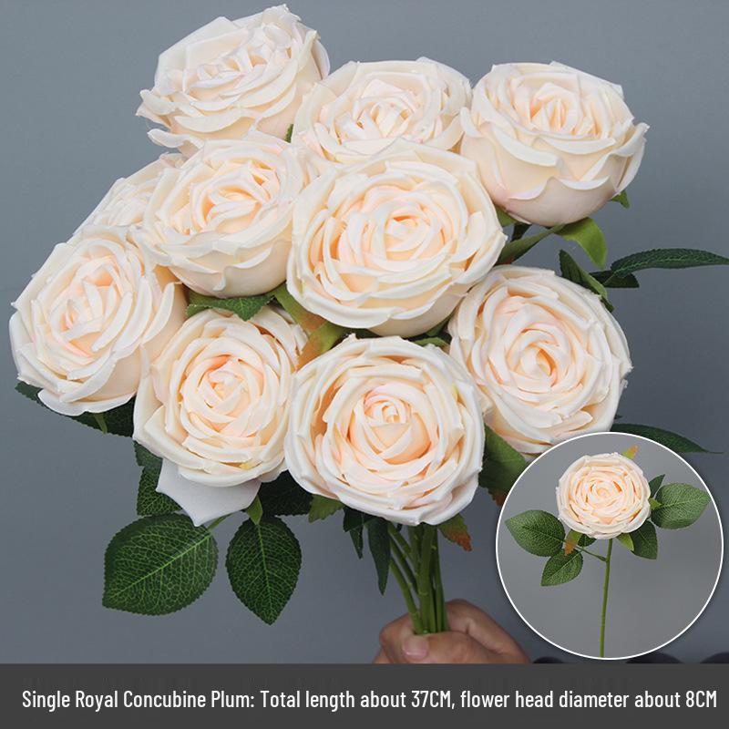 Champagne Silk Flower Wedding Decor - Artificial Ceiling & Aisle Floristry Elements