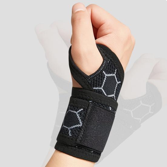 Sports Wrist Compression Strap Men Women Adjustable Wrist Support Wrap Sprain Prevention Strength Basketball Tennis Badminton Fitness Wrist