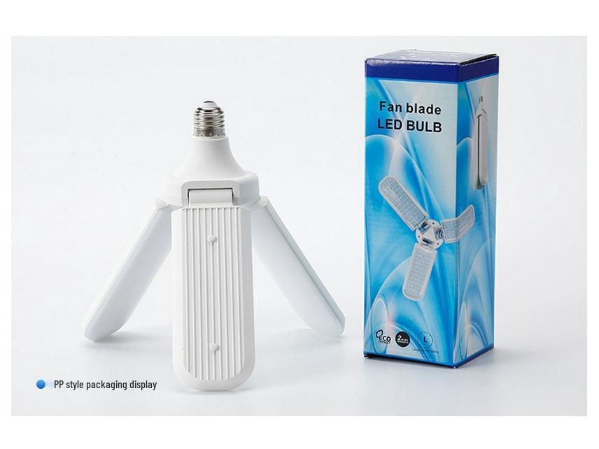 High-Brightness E27 LED Football Light with Solar Charging and Foldable Design