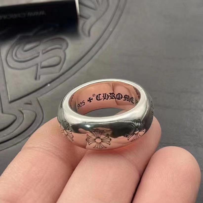 2025 Trendy Ring Premium Couple's and Men's Thick Edition Circular Cross Ring Accessory