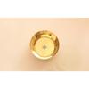 Embossed Design Brass Bowl Katori, Serving Indian Dishes 200 ML, Gold (Pack of 1)