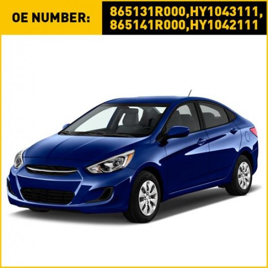 A Pair Front Bumper Bracket Retainer Left Right 2012-2017 Fit Hyundai Accent