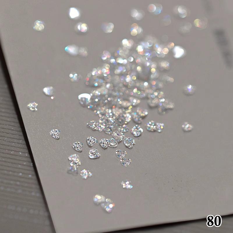 1Box Colorful Star Sequin Nail Art Glitter Powder Ultrathin Aurora Sparkle Magic Mirror Manicure Tools for Decorations