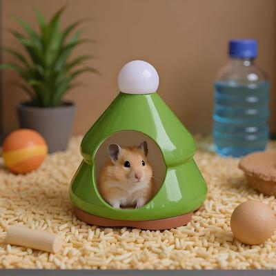 Hamster Versteck Baum Kleintiere Höhle Bett Nest Badezimmer Spielzeug Versteck Hütte Keramik Haustierhaus für Ratten
