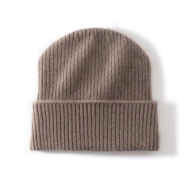 Winter Cashmere Cap Men's and Women's Thickened Skiing Knitted Thermal Cap Outdoor Mountaineering Riding Wool Hat Ear Protector Headcap