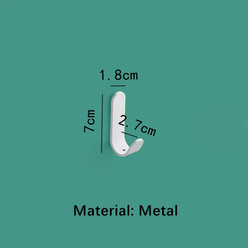 3Pcs Mehrzweck Wand Organizer Haken Hinter-tür Schlüssel Kleiderbügel Haken Bad Robe Handtuch Halter Rack Küche Hardware regal Haken