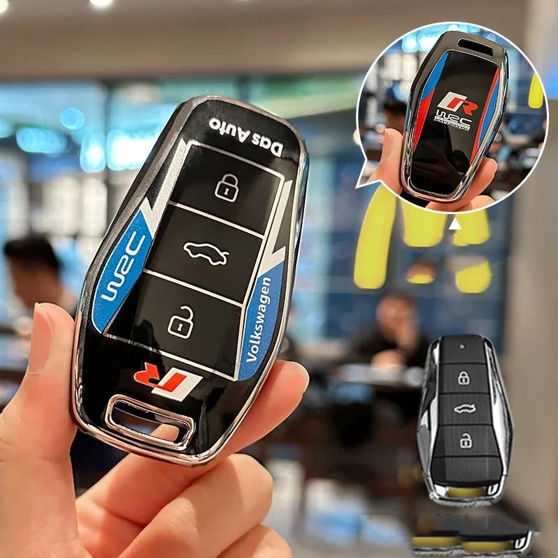 

VW GTI GOLF 2026 Hot For VW VOLKSWAGEN TPU Car Key Cover Remote Control Fob Shell Case Keychain Holder Auto Accessories For JAC