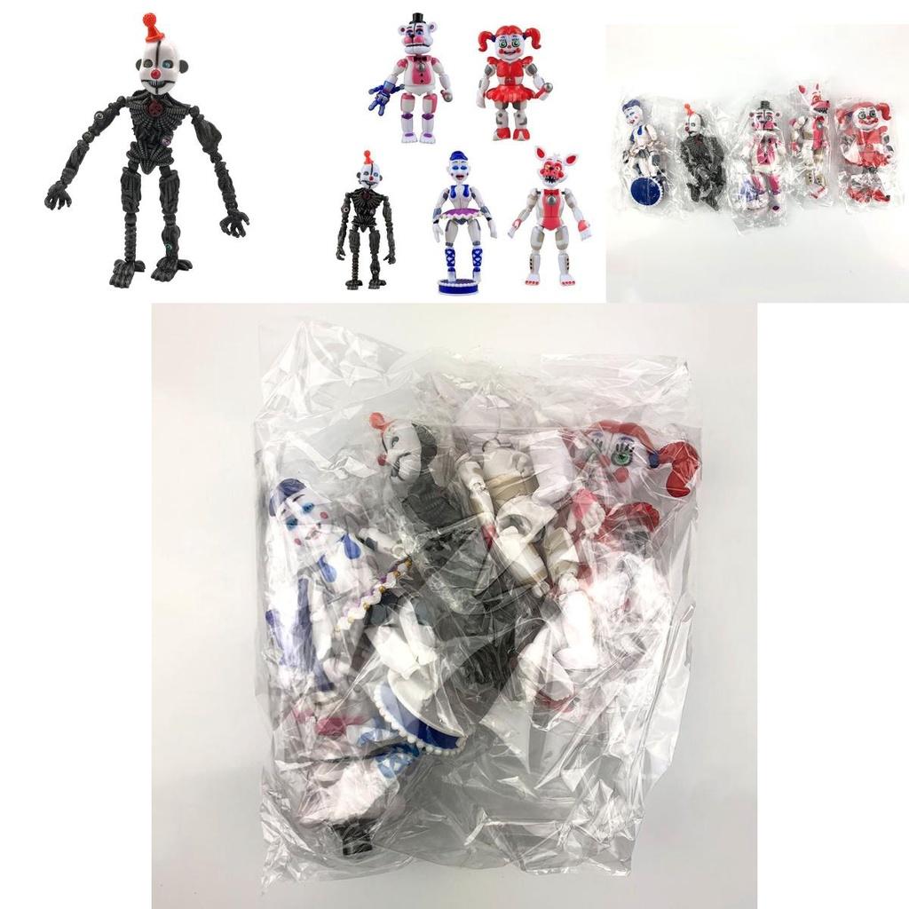 Fnaf Five Nights At Freddys Action Figures Collection Featuring Light Up Miniatures And Decorative Cake Toppers