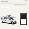 Privacy Shade Double Layer Sun Blocker Trailer Door Blind for Entry Door Window