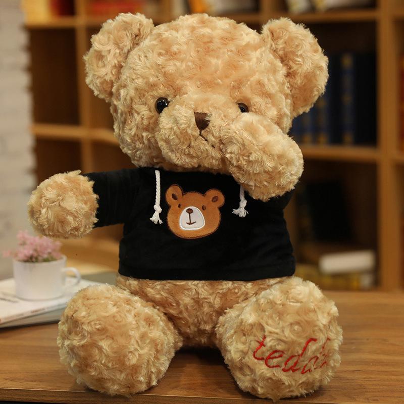 Clothes Teddy Bear Doll Plush Teddy Bear Sweater Hug Bear Doll Girl Soothing Ragdoll